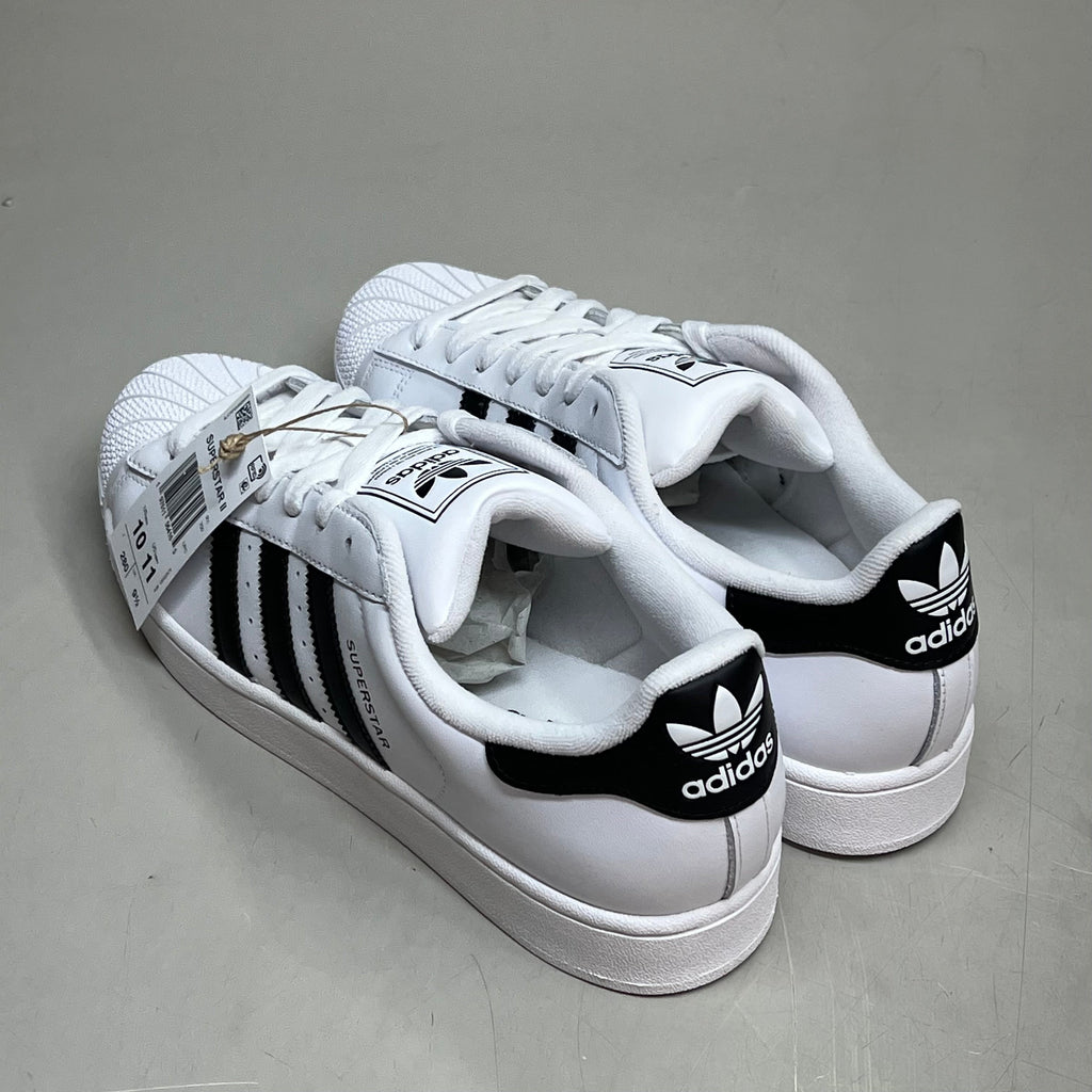 ADIDAS Superstar II Lowtop Sneakers Men's Sz 10 Women's Sz 11 White/Black IH8659