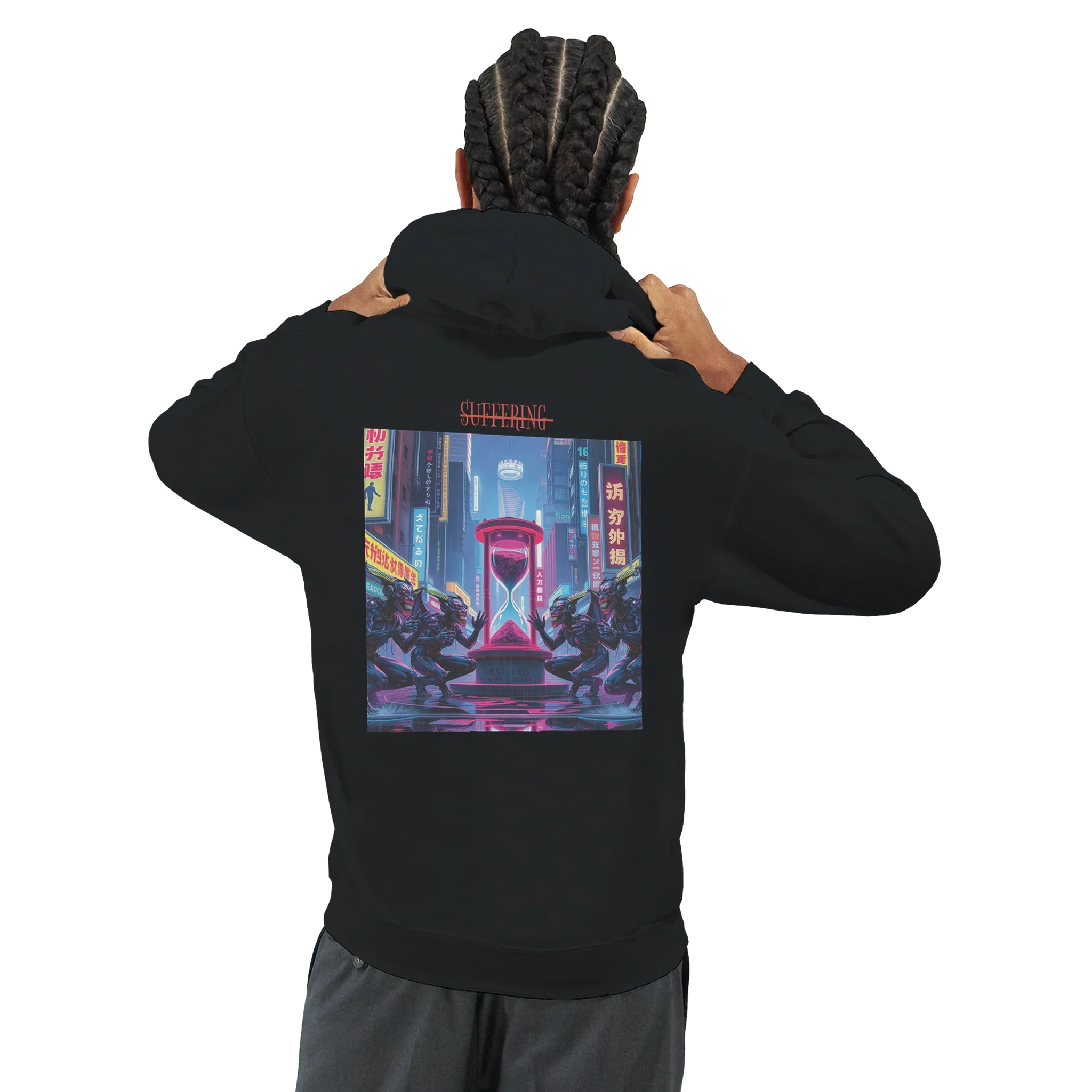 IMMXRTVLCULT Demons in your tech hoodie