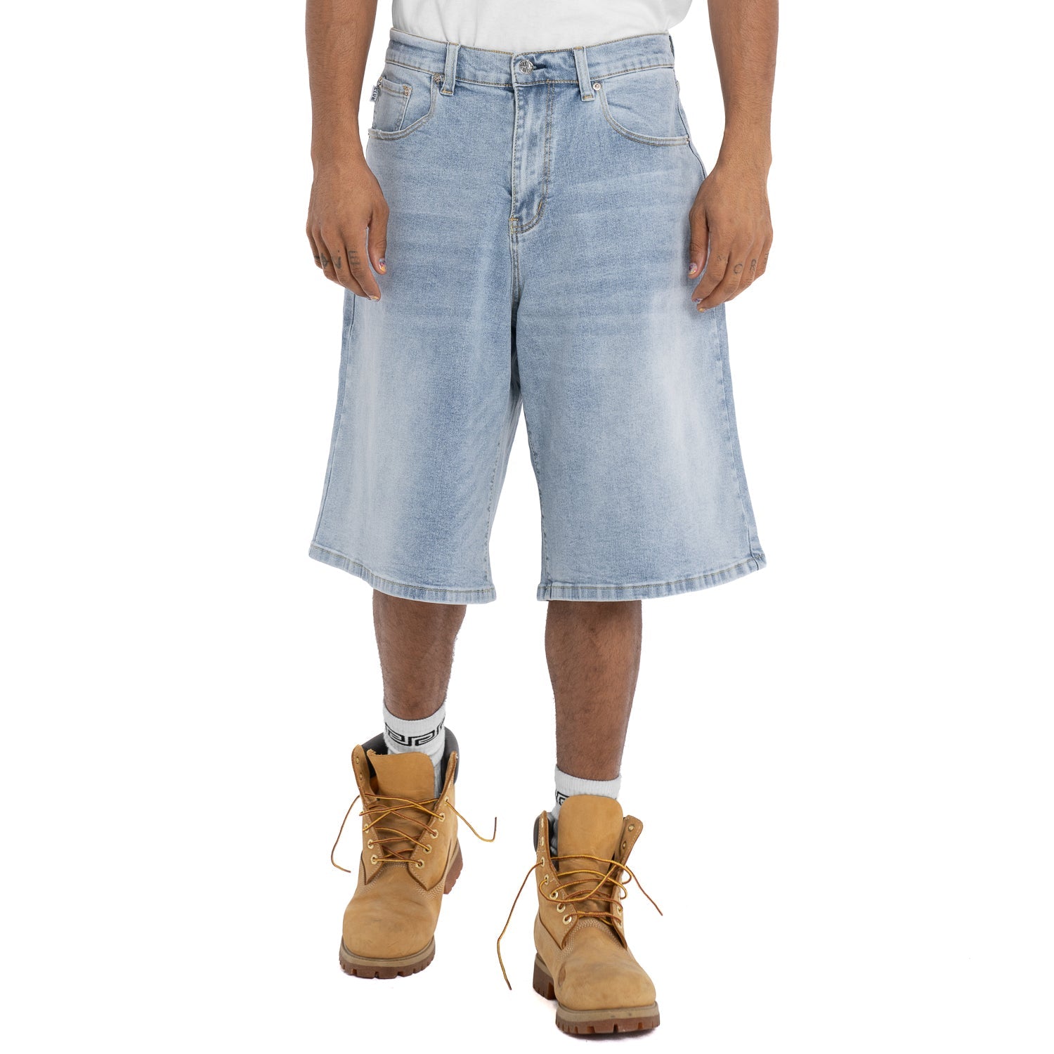 Pro Club Men's Heavyweight Baggy Fit Denim Short