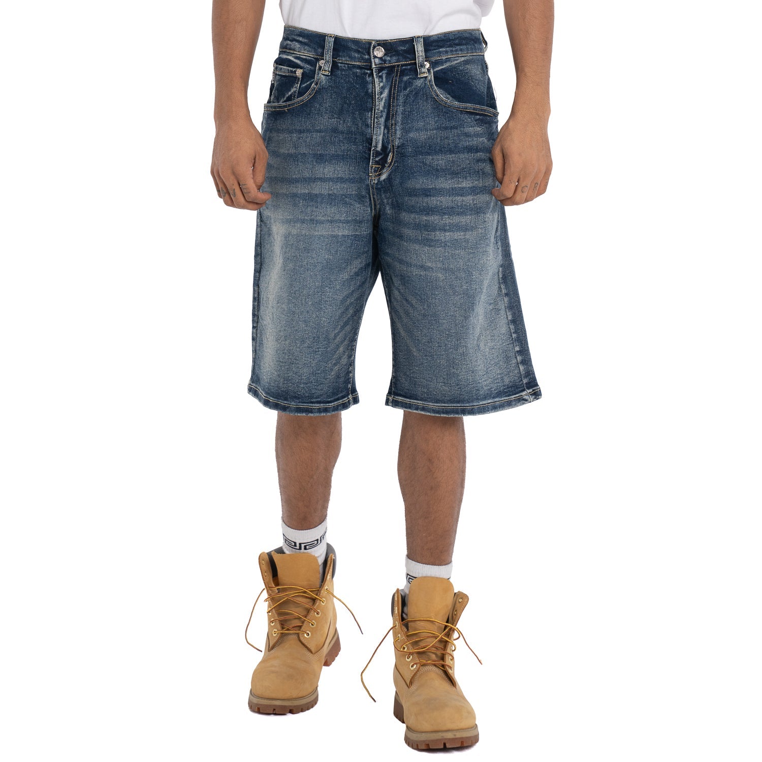 Pro Club Men's Heavyweight Relaxed Fit Denim Short