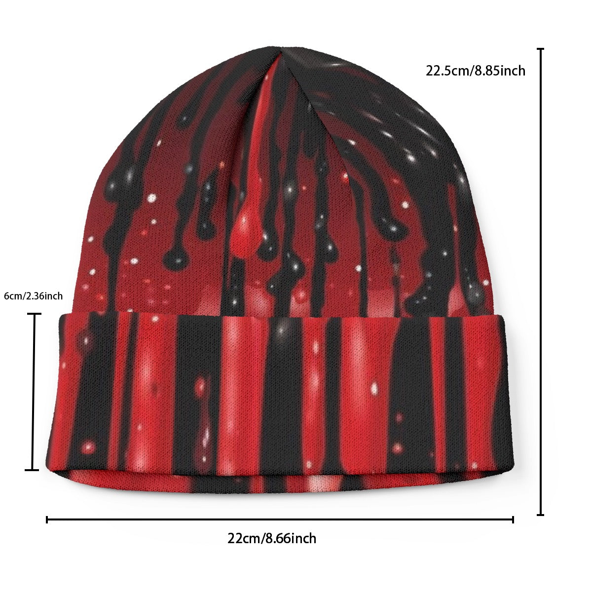 All-Over Print Knitted Hat