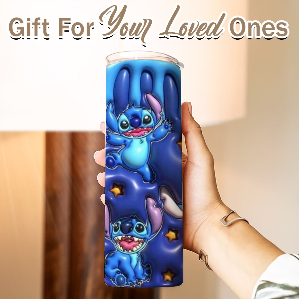 Custom 20OZ Straight Cup With Sliding Lid Printed in USA