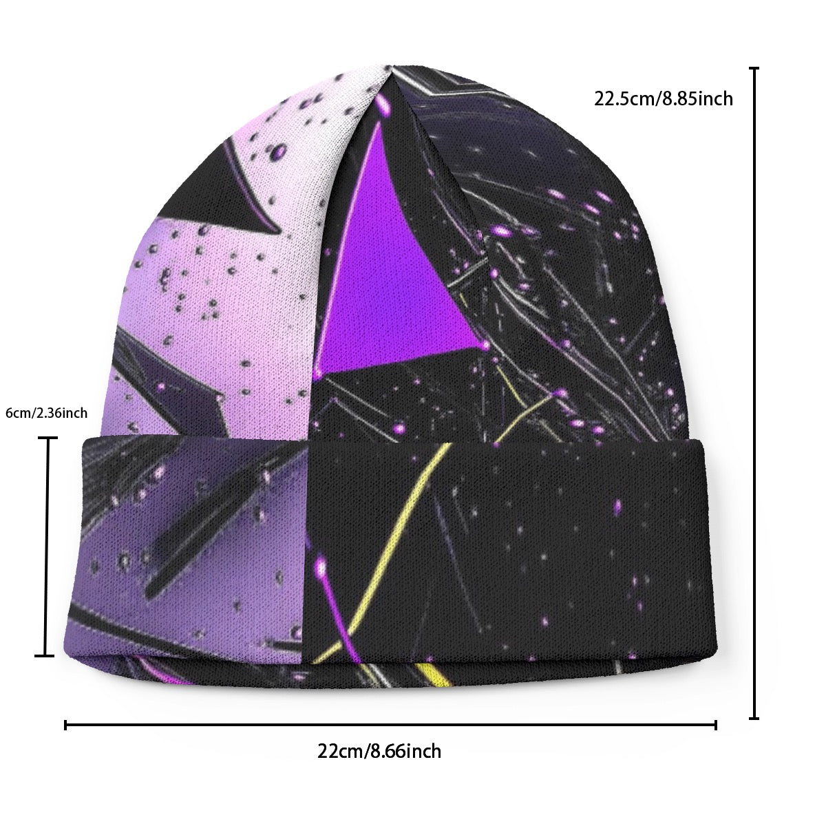 All-Over Print Knitted Hat