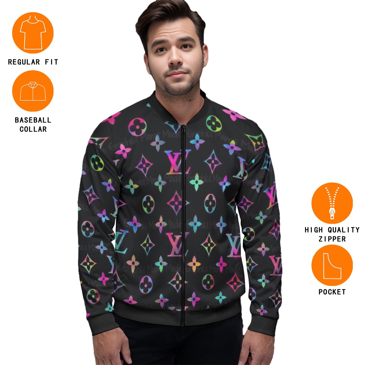 All-Over Print Unisex Bomber Jacket