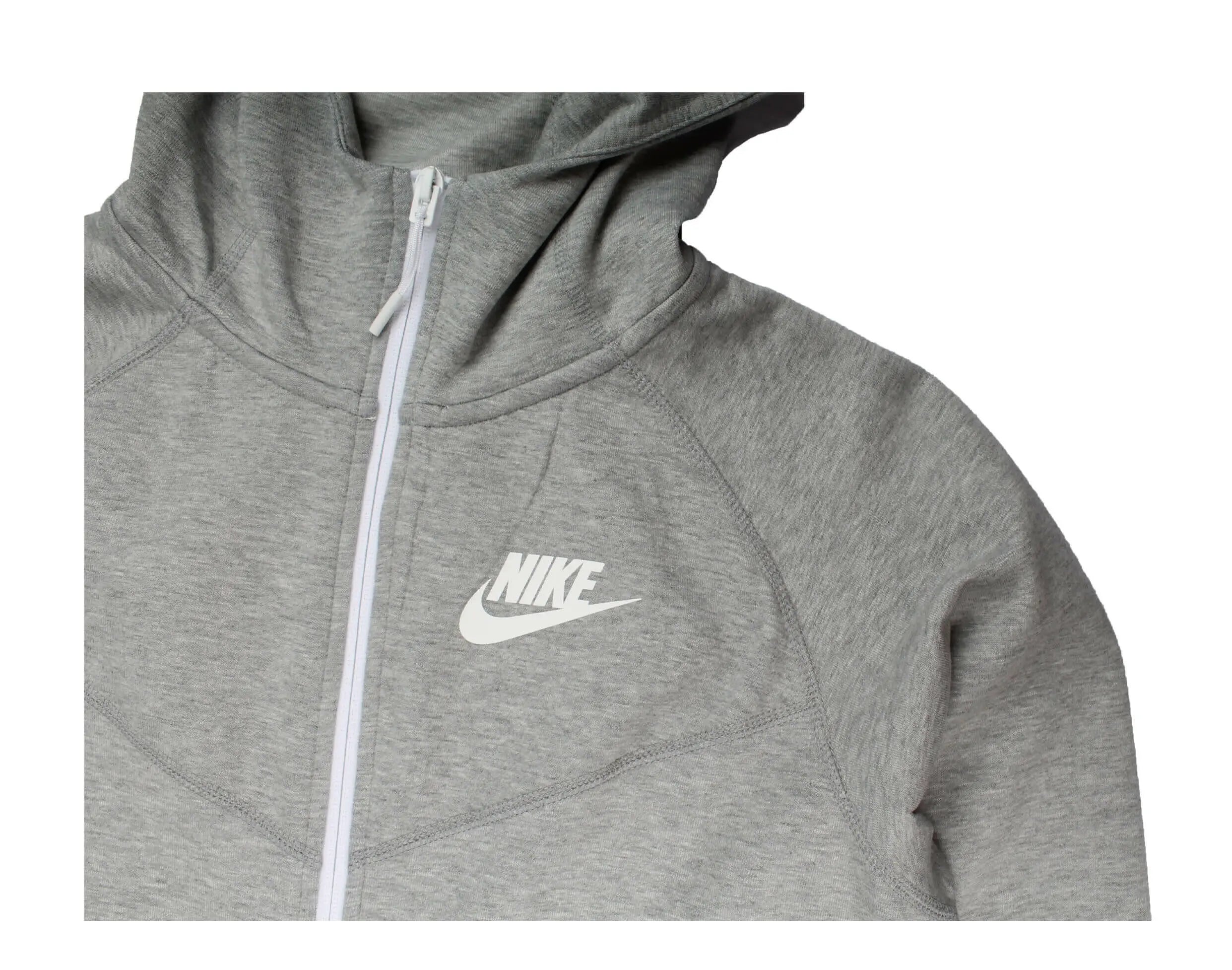 Nike Sportswear Tech Fleece Windrunner Women Hoodie Dark Grey Heather/White