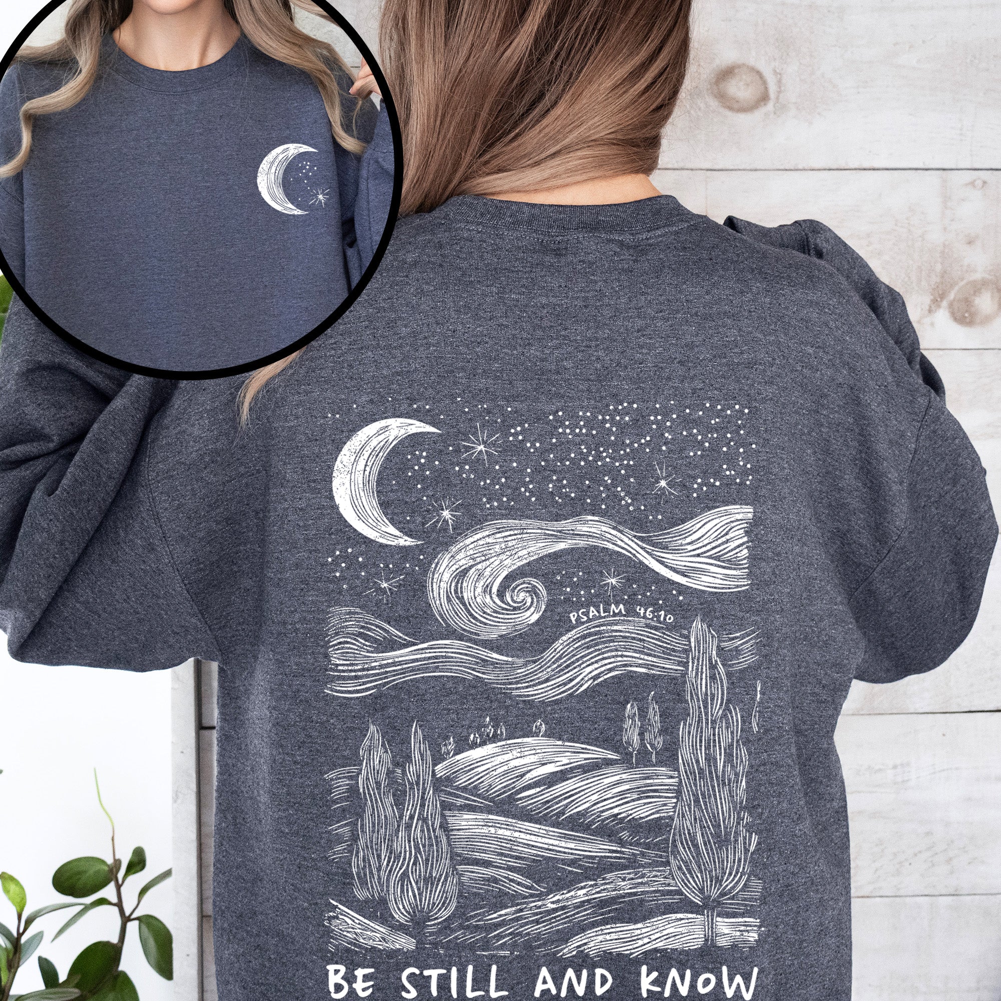 Be Still And Know, Bible, Faith, Christian, Religious Sweatshirt