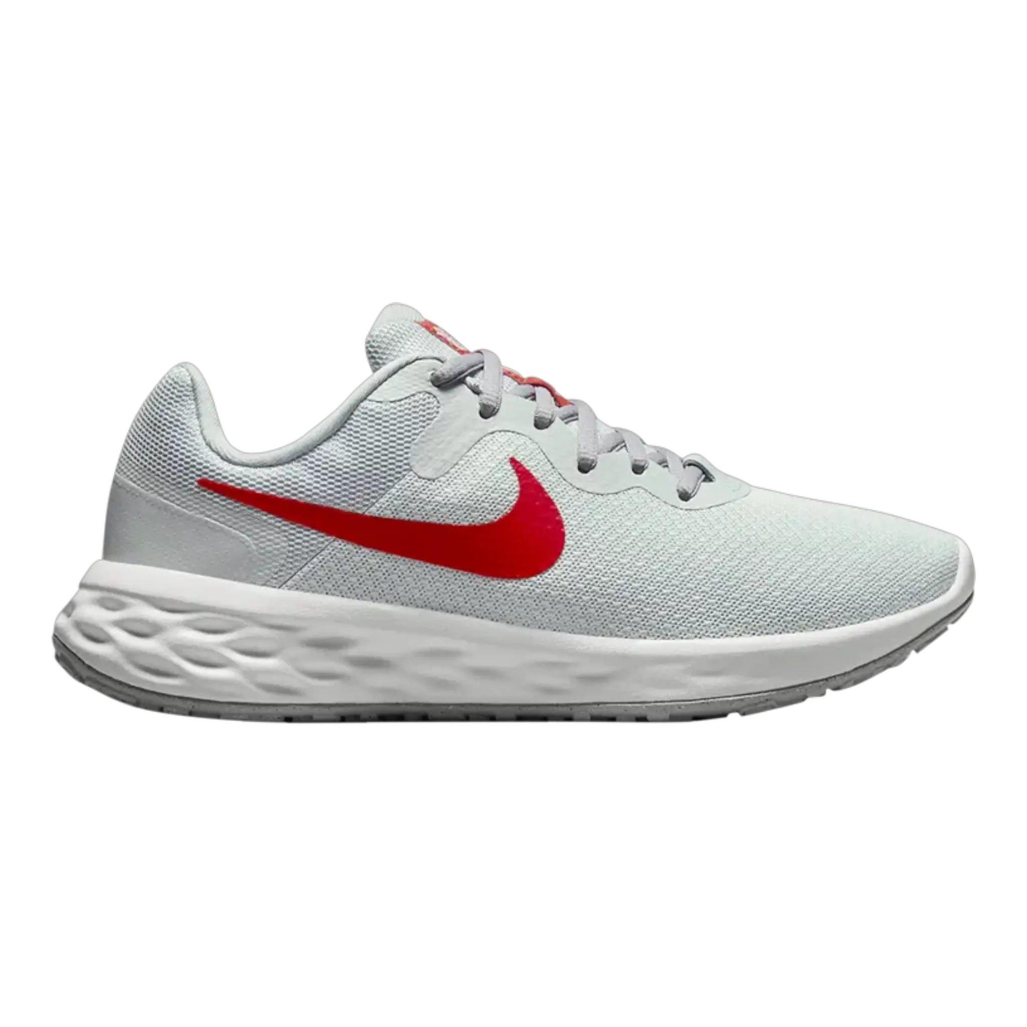Nike Revolution 6 Next Nature Women Running Sneakers Pure Platinum Light Crimson
