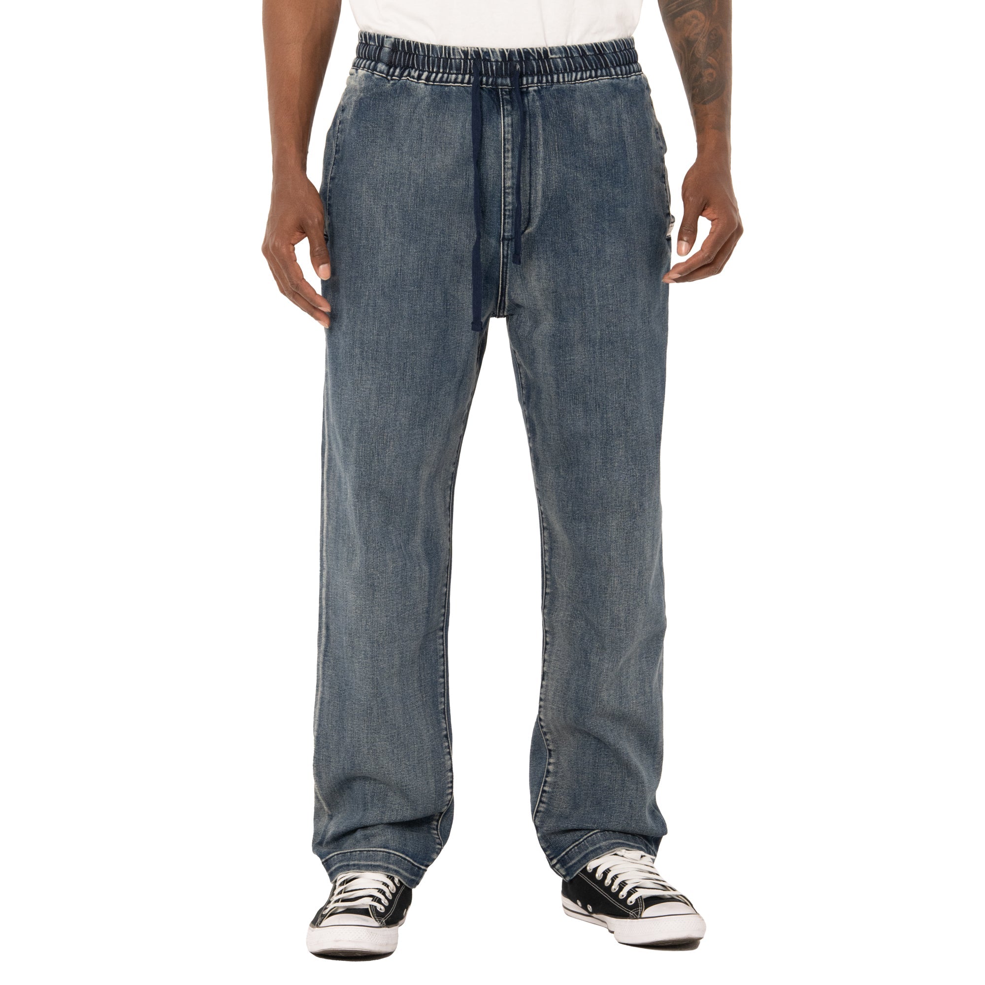 Pro Club Men's Comfort Tapered Denim Lounge Pant