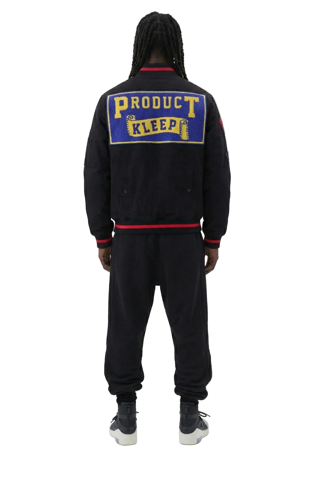 Padded Twill Bomber Jacket.