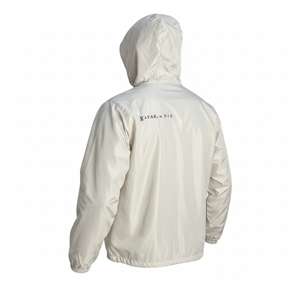 K,orD. PULLOVER HOODED WINDBREAKER