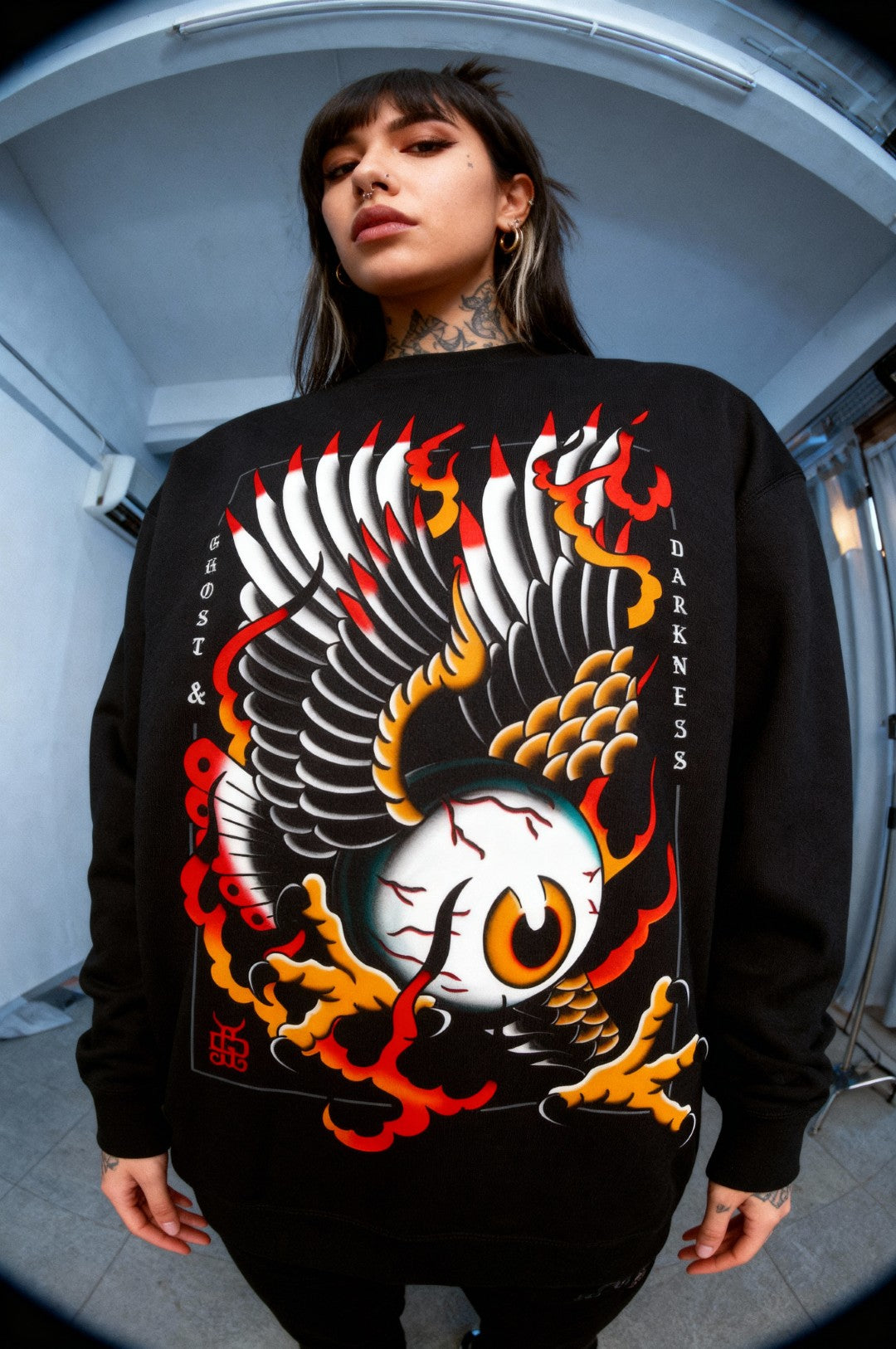 Eagle Eye Sweatshirt | Ghost & Darkness Streetwear