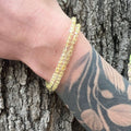 Citrine Cube Bracelet - Subtle Radiance Collection