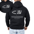 King of Glory, Front and Back, Crown, Religious, Psalm, Christian, Faith, Gospel Hoodie, Hooded Sweatshirt
