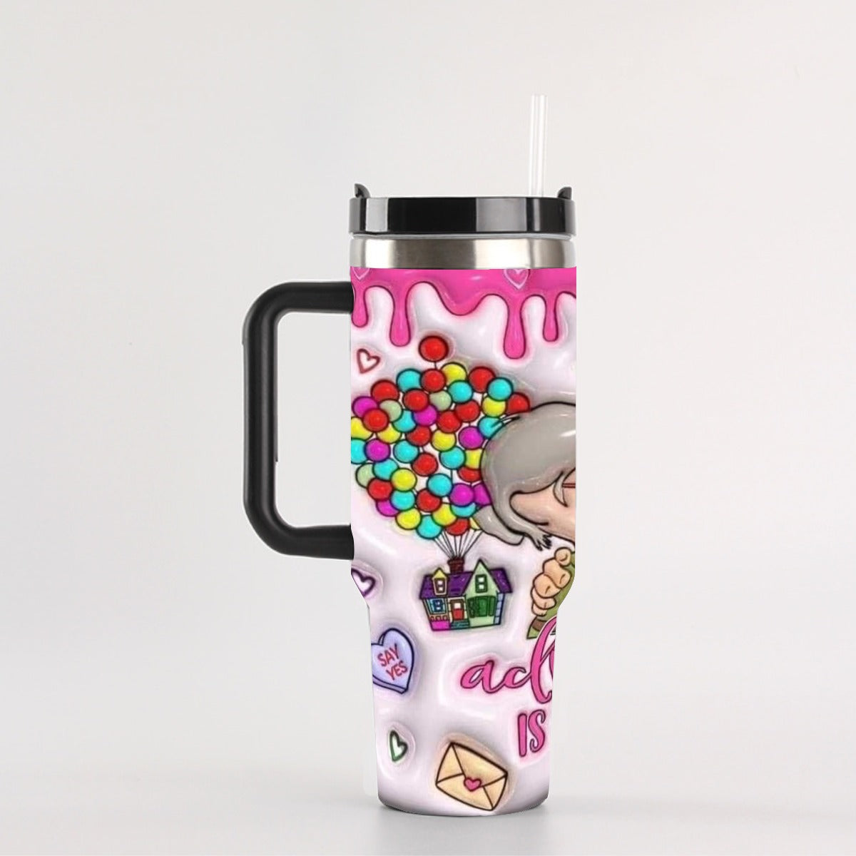 40 oz Tumbler With Handle