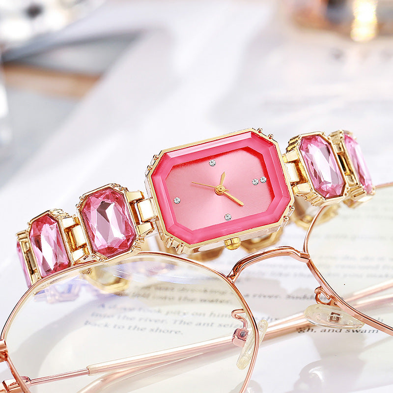 High-value rock candy full diamond watch with great elegance