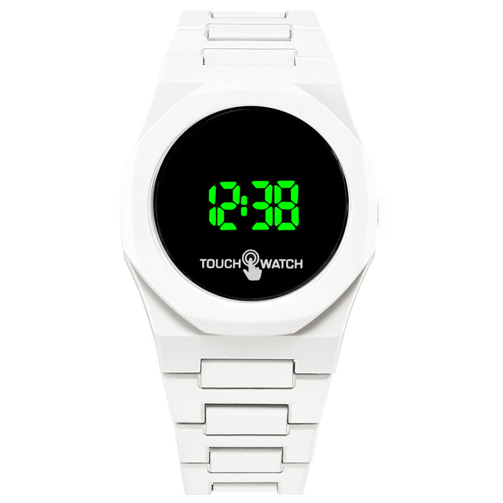 LED plastic covers and butterfly buckle watches for men and women.
