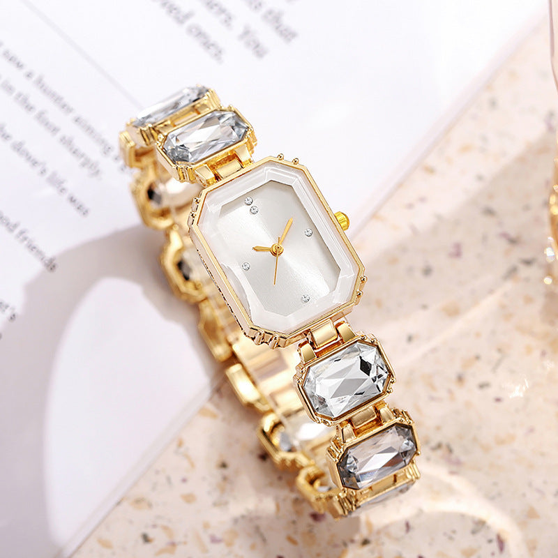 High-value rock candy full diamond watch with great elegance