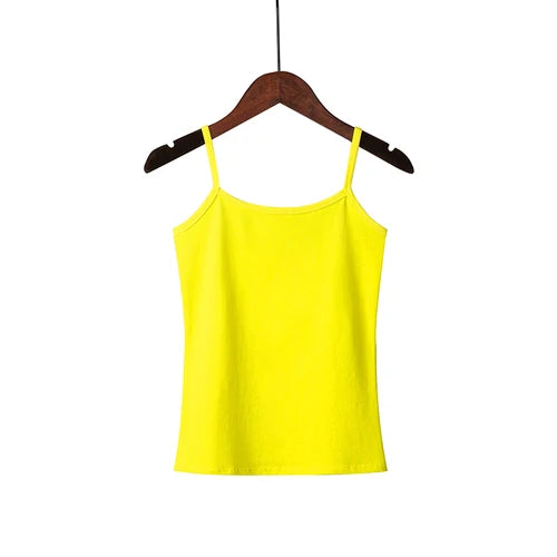 2025 Spring Summer Tank Tops Women Sleeveless Big Size T Shirt Ladies Vest Singlets Camisole Cotton Ladies Vest 16 Colors 3XL