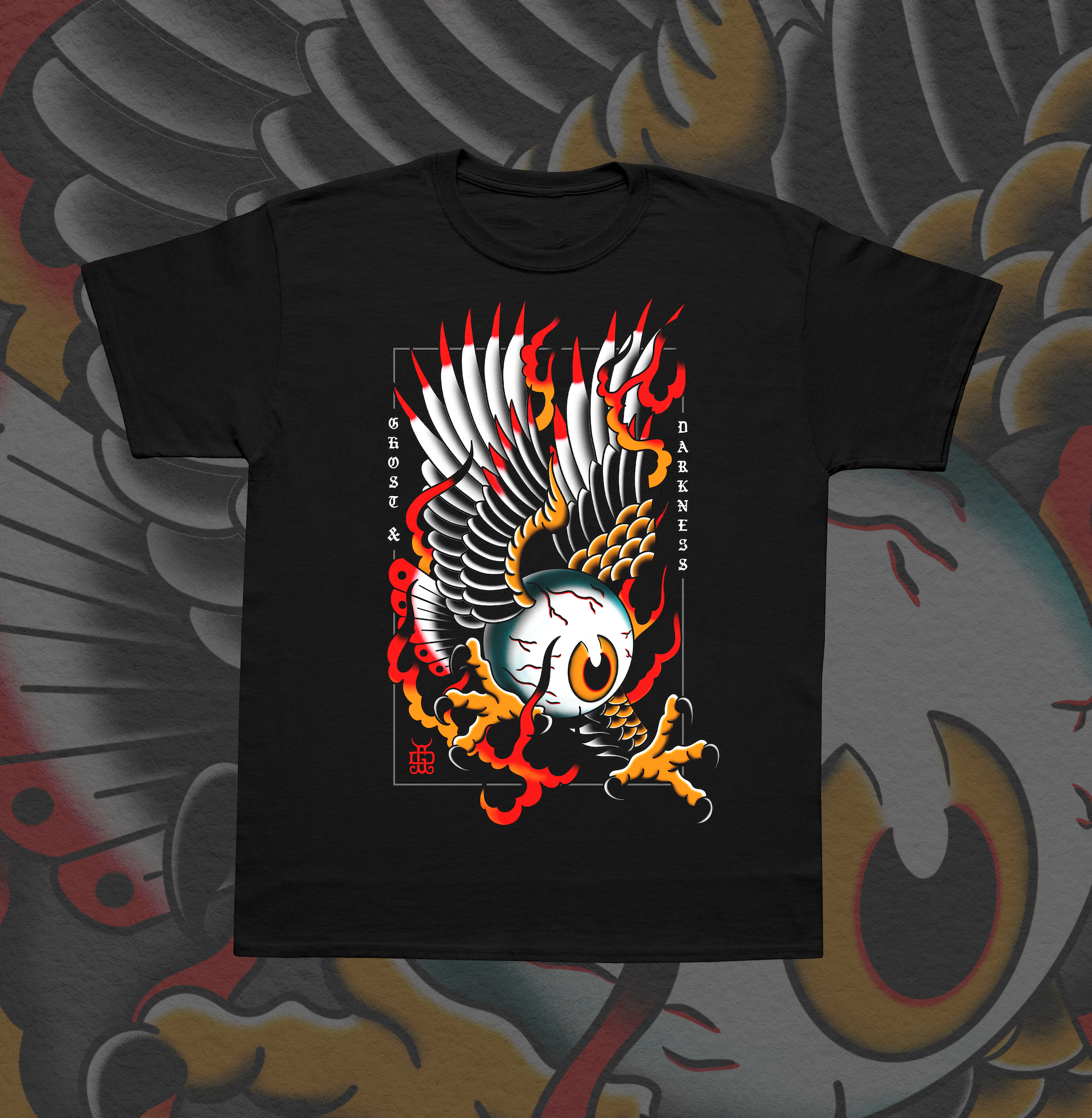Eagle Eye Tattoo Tee | Ghost & Darkness Streetwear