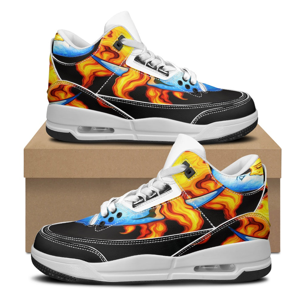 High-top air cushion shoes (AJ3 style)