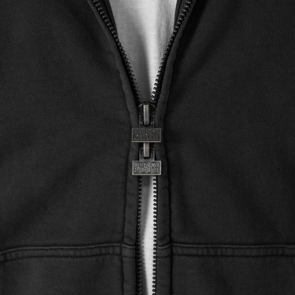 Pro Club Men's Heavyweight Vintage Wash Zip-Up