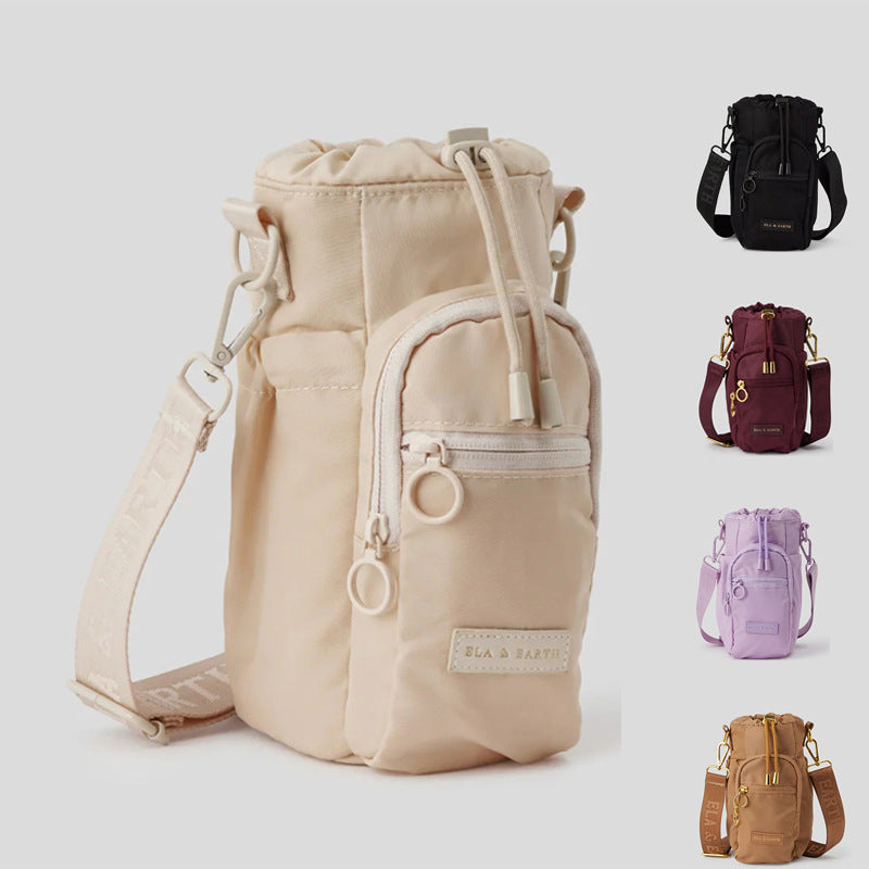 Nylon outdoor protective bag, multi-functional crossbody bag