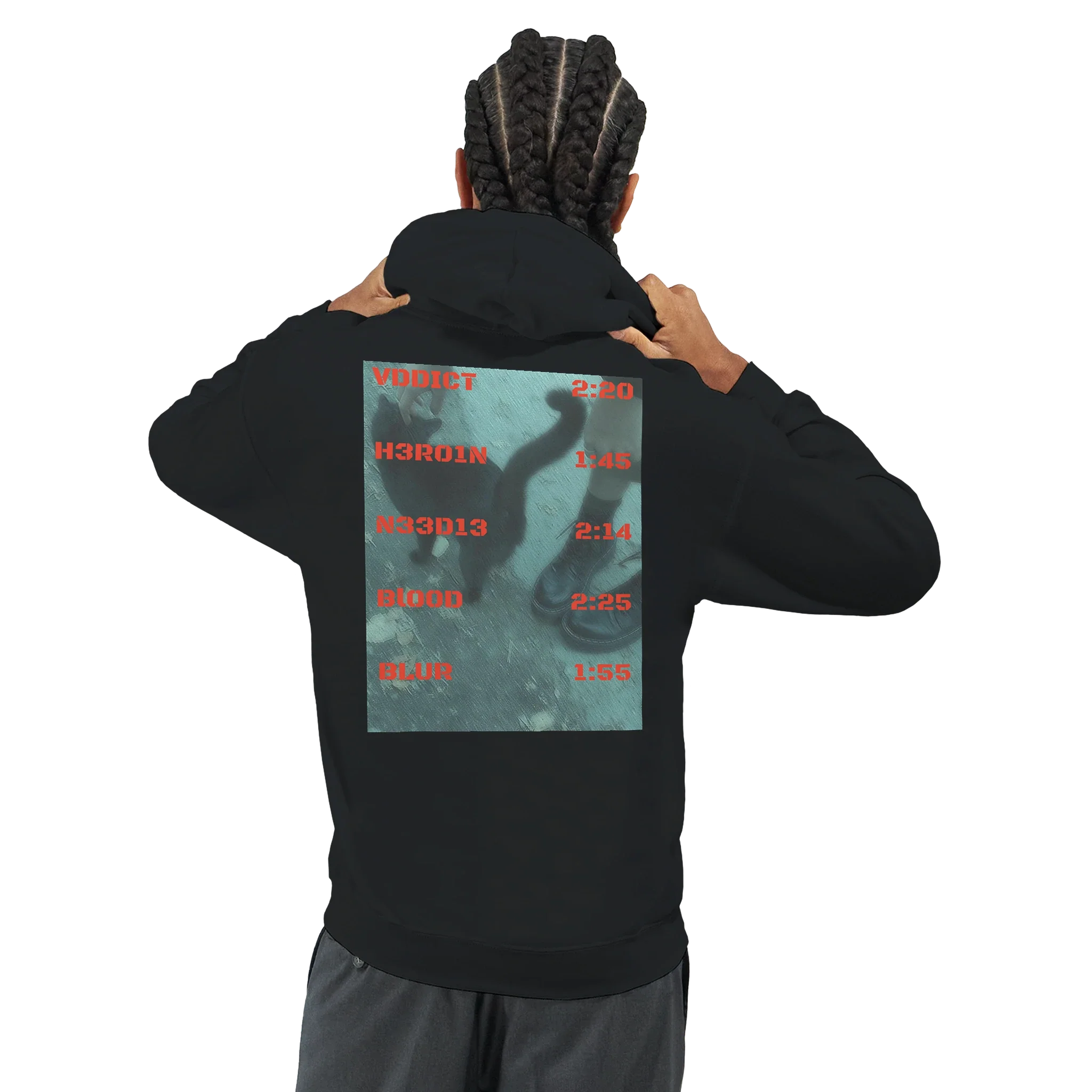 IMMXRTVLCULT LIVKID album cover “TOBEAPOPPY” hoodie
