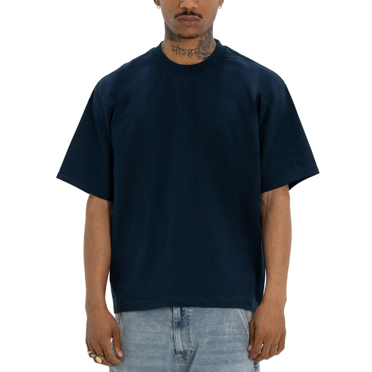 Pro Club Men's Heavywide Cotton Short Sleeve Crew Neck T-Shirt