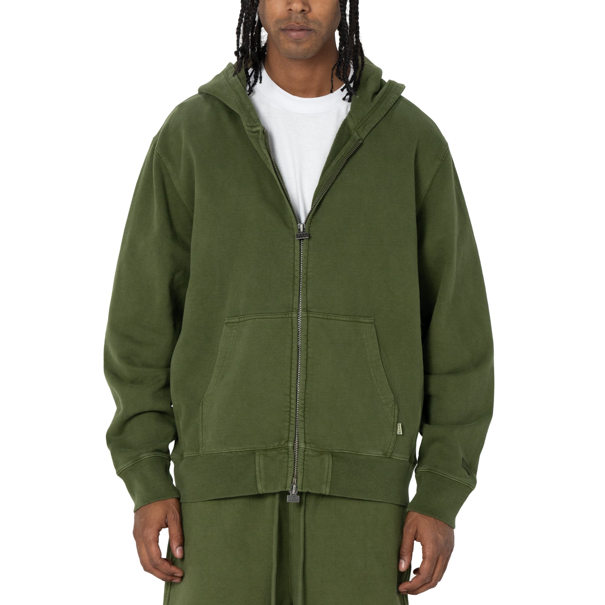 Pro Club Men's Heavyweight Vintage Wash Zip-Up