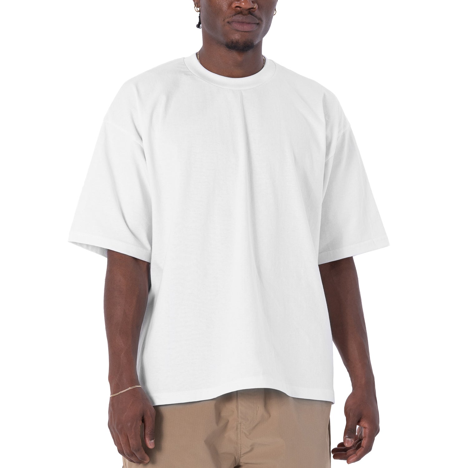 Pro Club Men's Heavywide Cotton Short Sleeve Crew Neck T-Shirt