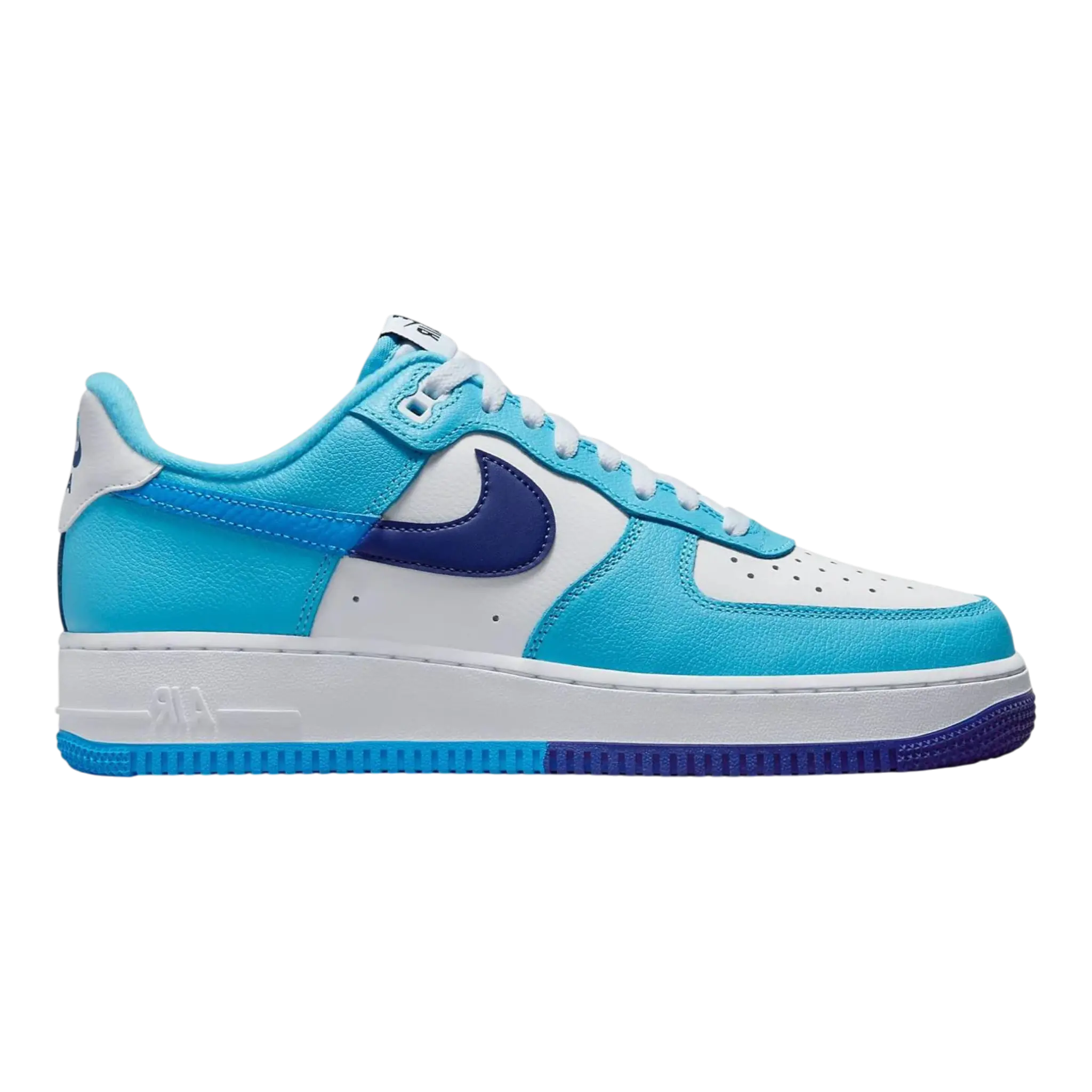 Nike Air Force 1 '07 LV8 Men Sneakers White Deep Royal Blue Baltic Blue
