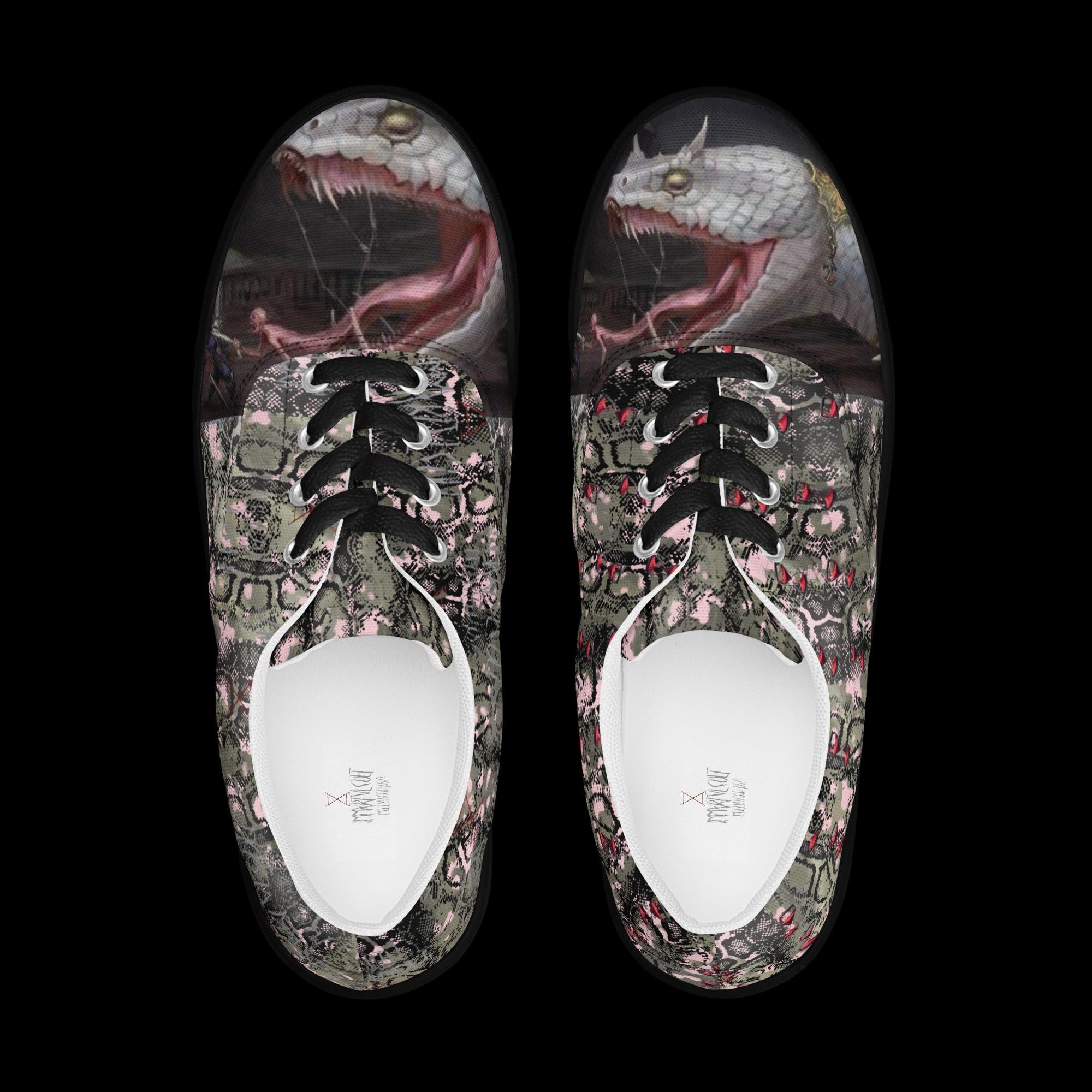 Basilisk blood drawn mens shoes