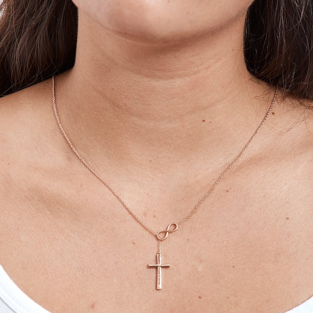 My Other Half Infinity Cross Necklace