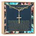 My Other Half Infinity Cross Necklace
