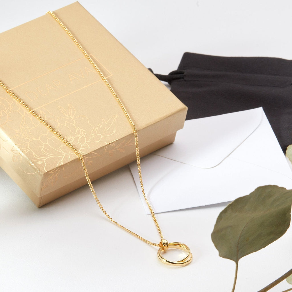 My Other Half Linked Circles Necklace