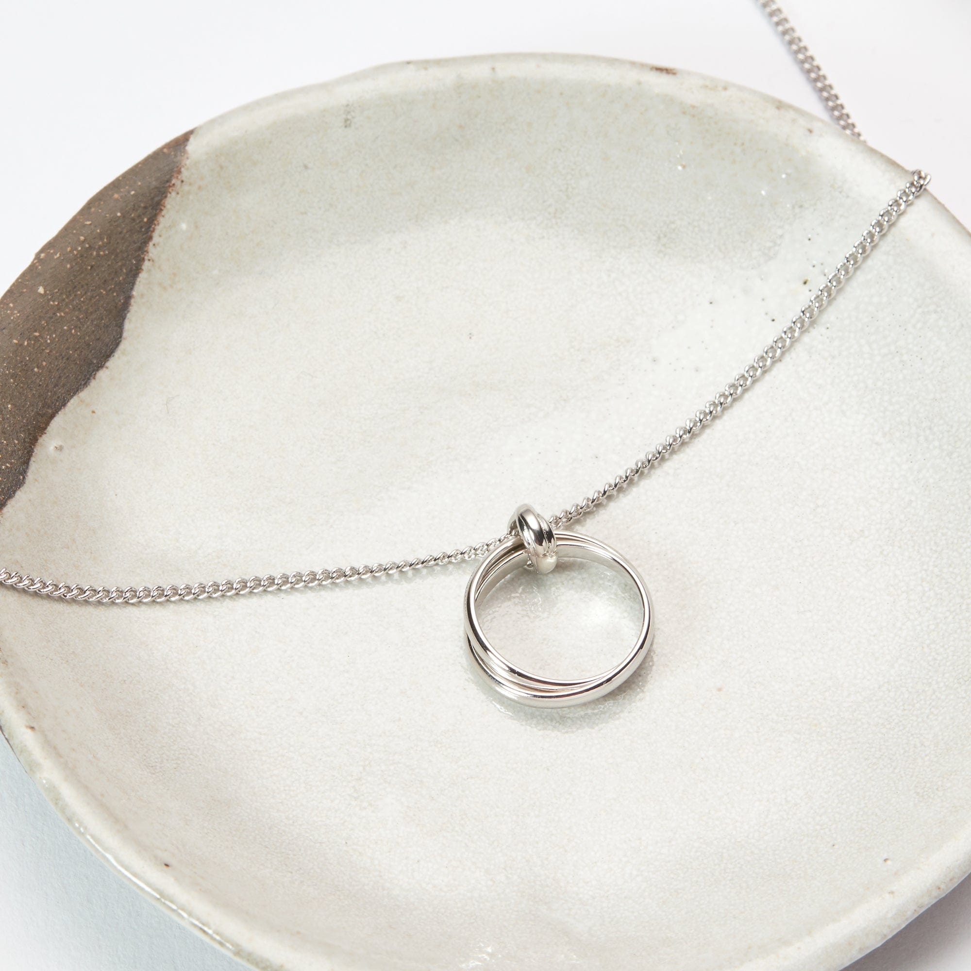 My Other Half Linked Circles Necklace