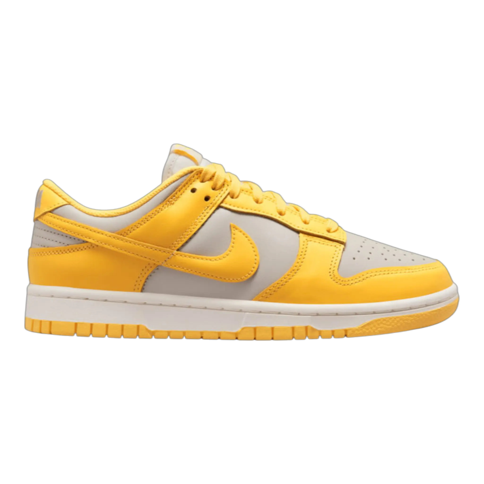 Nike Dunk Low Women Sneakers Citron Pulse White Light Smoke Grey